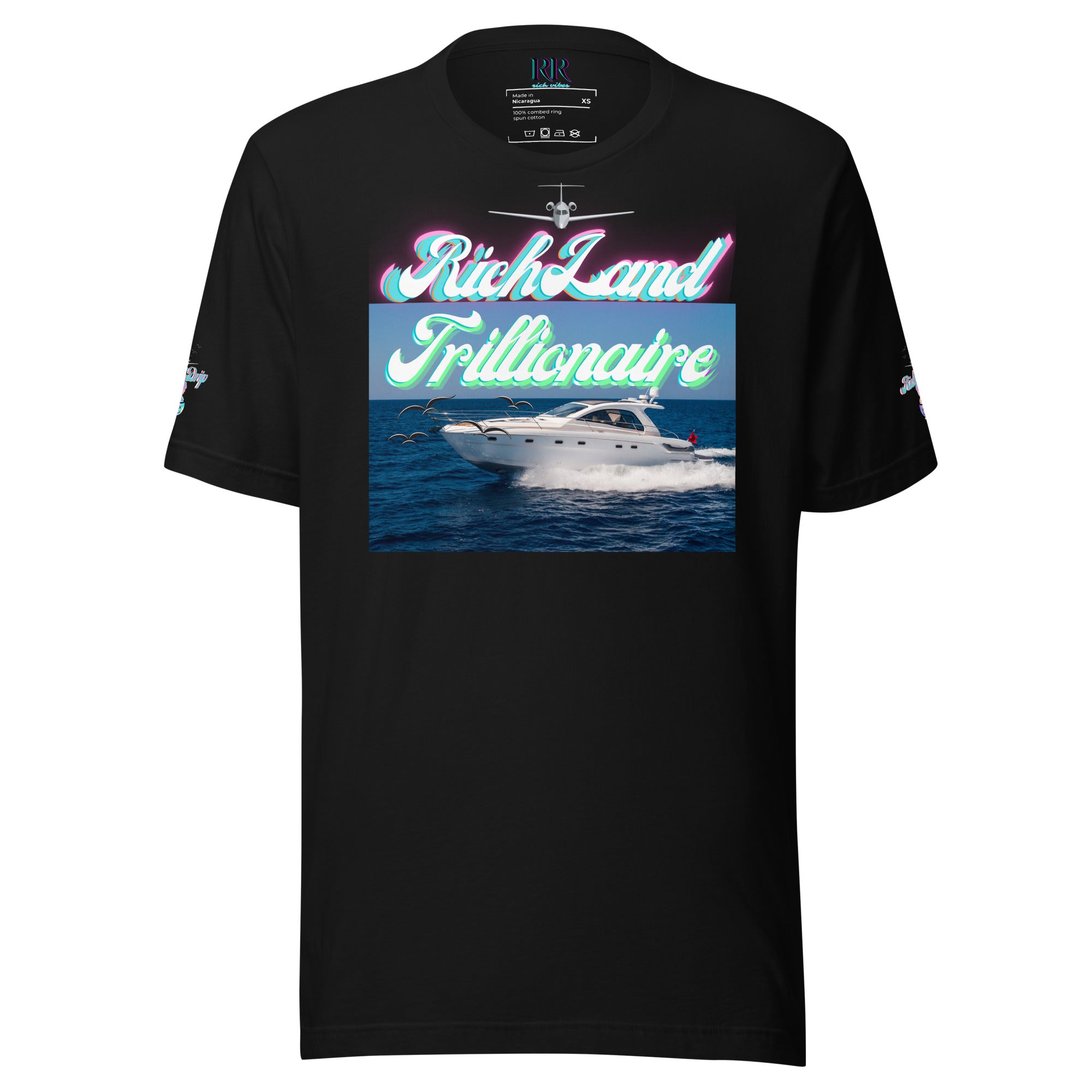 Rich Drip Rich Land Trillionaire Work Hard Play Hard 24/7 - Unisex t-shirt